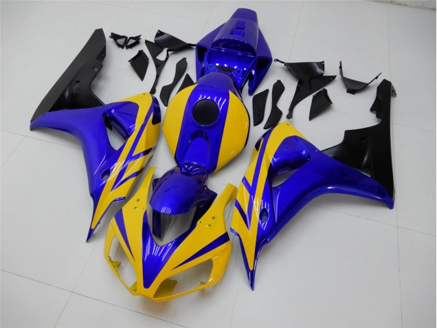 Amarillo Azul Carenado CBR 1000 RR 06-07 Amarillo Azul Carenado CBR 1000 RR 06-07