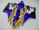 Amarillo Azul Carenado CBR 1000 RR 06-07 Amarillo Azul Carenado CBR 1000 RR 06-07