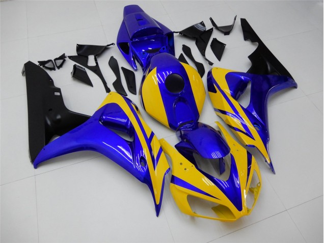 Amarillo Azul Carenado CBR 1000 RR 06-07 Amarillo Azul Carenado CBR 1000 RR 06-07