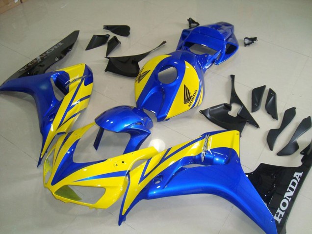 Amarillo Azul Negro Carenado CBR 1000 RR 06-07