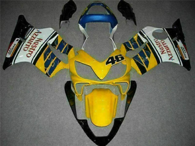 Amarillo Blanco Carenado CBR 600 F4i 01-03 Amarillo Blanco Carenado CBR 600 F4i 01-03