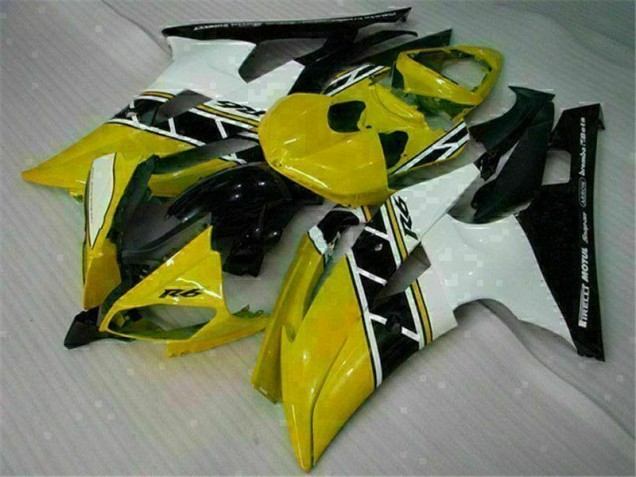 Amarillo Blanco Carenado R6 08-16 Amarillo Blanco Carenado R6 08-16
