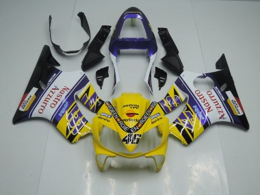 Amarillo Blanco Nastro Azzurro Carenado CBR 600 F4i 01-03