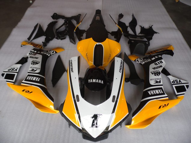 Amarillo Blanco Negro Carenado R1 15-19