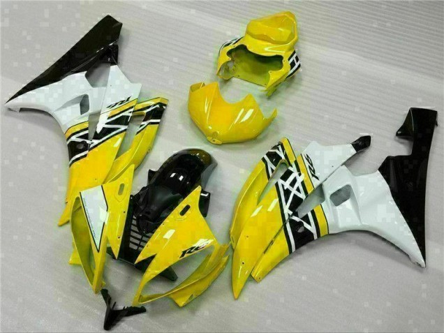 Amarillo Blanco Negro Plástica R6 06-07