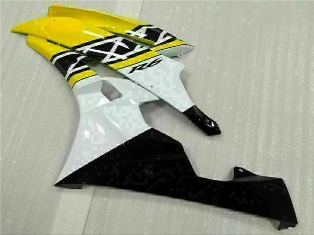 Amarillo Blanco Negro Plástica R6 06-07