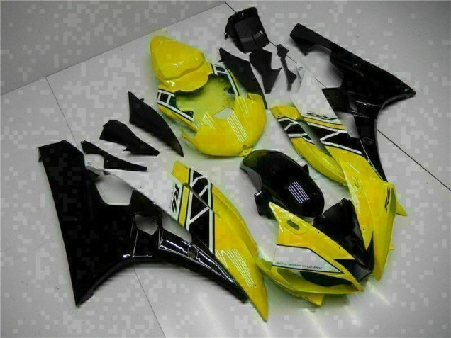 Amarillo Negro Kit Carenado R6 06-07 Amarillo Negro Kit Carenado R6 06-07