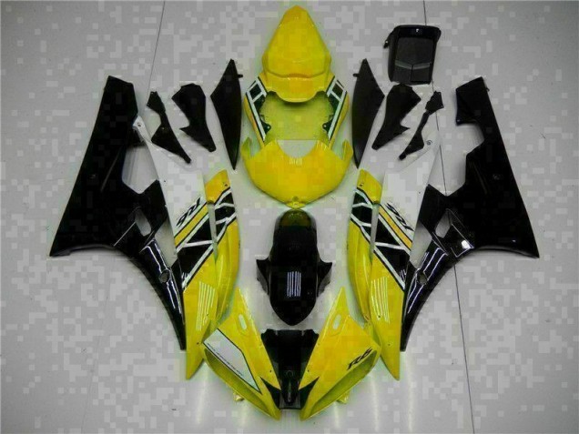Amarillo Negro Kit Carenado R6 06-07 Amarillo Negro Kit Carenado R6 06-07