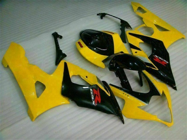 Amarillo Negro Kit Completo Carenado GSXR 1000 K5 05-06 Amarillo Negro Kit Completo Carenado GSXR 1000 K5 05-06