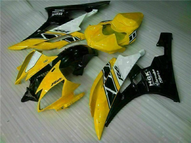 Amarillo Negro Kit Completo Carenado R6 06-07