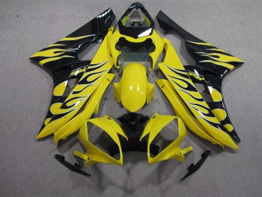 Amarillo Negro Llama Carenado R6 06-07