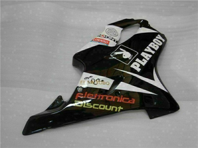 Amarillo Plata Negro Playboy Carenado CBR 600 F4i 01-03 Amarillo Plata Negro Playboy Carenado CBR 600 F4i 01-03