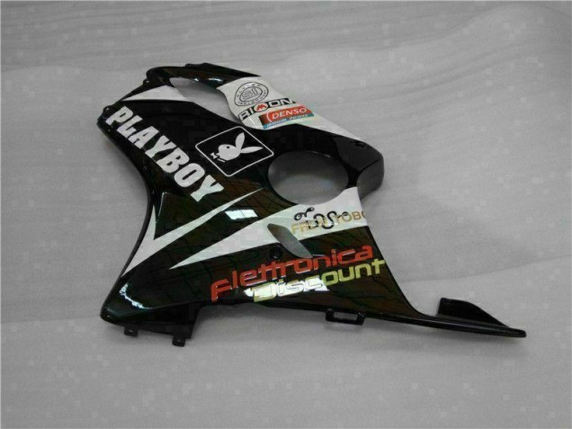 Amarillo Plata Negro Playboy Carenado CBR 600 F4i 01-03 Amarillo Plata Negro Playboy Carenado CBR 600 F4i 01-03