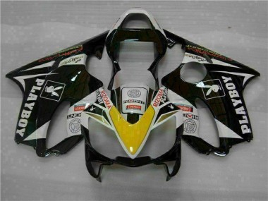 Amarillo Plata Negro Playboy Carenado CBR 600 F4i 01-03