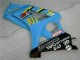 Azul ABS Plástico GSXR 1000 K7 07-08 Azul ABS Plástico GSXR 1000 K7 07-08