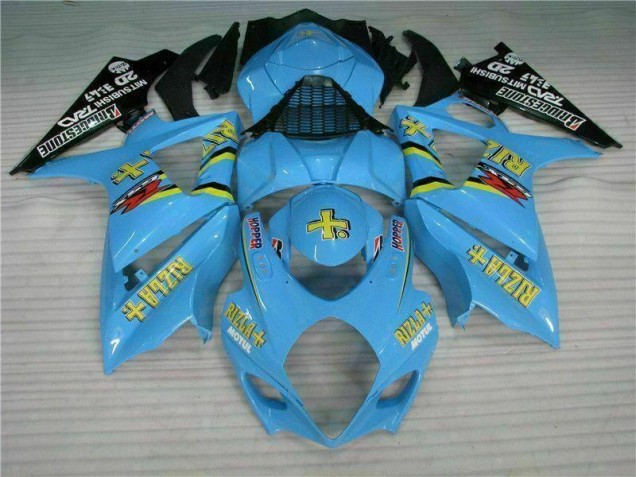 Azul ABS Plástico GSXR 1000 K7 07-08 Azul ABS Plástico GSXR 1000 K7 07-08
