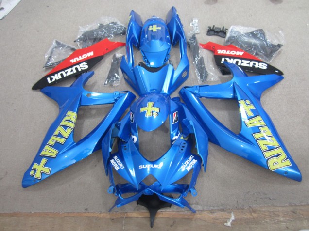 Azul Amarillo Rizla Blanco Motul Carenado GSXR 600 K8 08-10