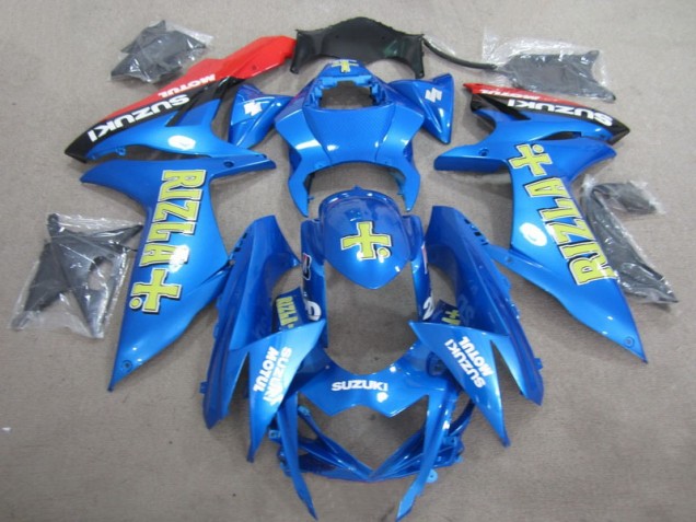 Azul Amarillo Rizla Carenado GSXR 600 K11 11-21 Azul Amarillo Rizla Carenado GSXR 600 K11 11-21
