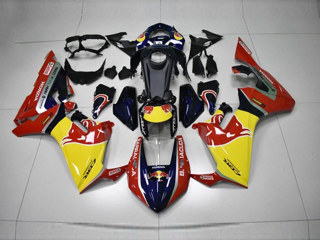 Azul Amarillo Rojo Red Bull Carenado CBR 1000 RR 17-23