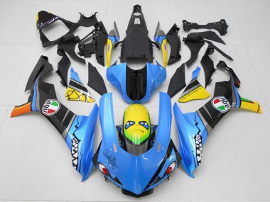 Azul Amarillo Tiburón Carenado R1 15-19