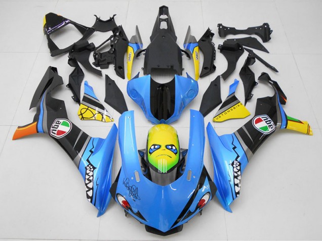 Azul Amarillo Tiburón Carenado R1 15-19 Azul Amarillo Tiburón Carenado R1 15-19