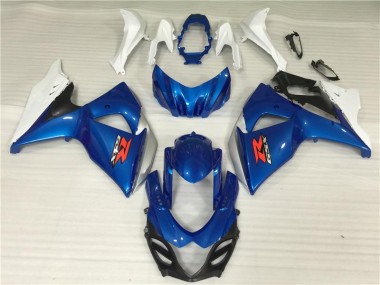 Azul Blanco ABS Kits Carenado GSXR 1000 K9 09-16
