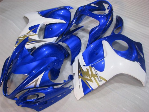 Azul Blanco ABS Kits Carenado GSXR 1300 Hayabusa 08-19 Azul Blanco ABS Kits Carenado GSXR 1300 Hayabusa 08-19