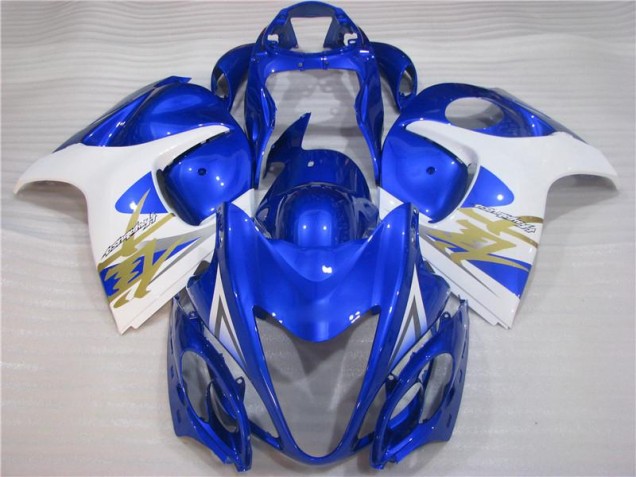 Azul Blanco ABS Kits Carenado GSXR 1300 Hayabusa 08-19 Azul Blanco ABS Kits Carenado GSXR 1300 Hayabusa 08-19