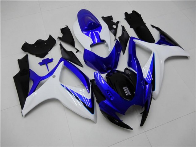 Azul Blanco ABS Kits Carenado GSXR 600 / 750 K6 06-07 Azul Blanco ABS Kits Carenado GSXR 600 / 750 K6 06-07