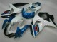 Azul Blanco ABS Plástica GSXR 1000 K9 09-16 Azul Blanco ABS Plástica GSXR 1000 K9 09-16