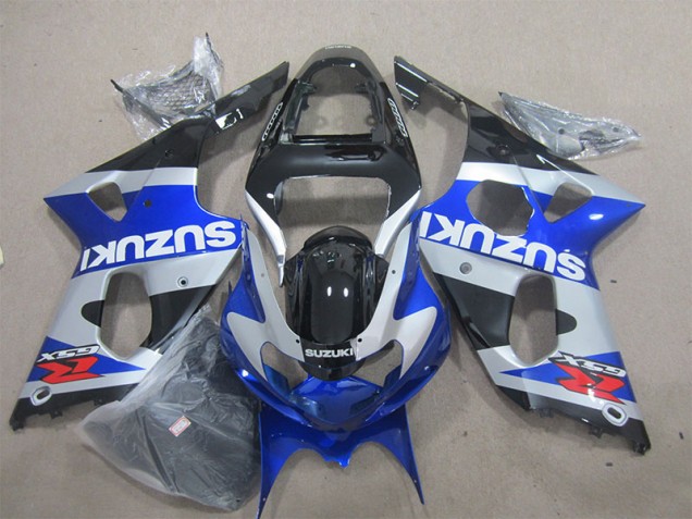 Azul Blanco Calcomanía Carrocería GSXR 1000 K1 00-02 Azul Blanco Calcomanía Carrocería GSXR 1000 K1 00-02