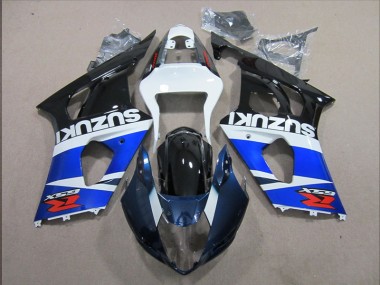 Azul Blanco Calcomanía Kits Completo Carenado ABS GSXR 1000 K3 03-04
