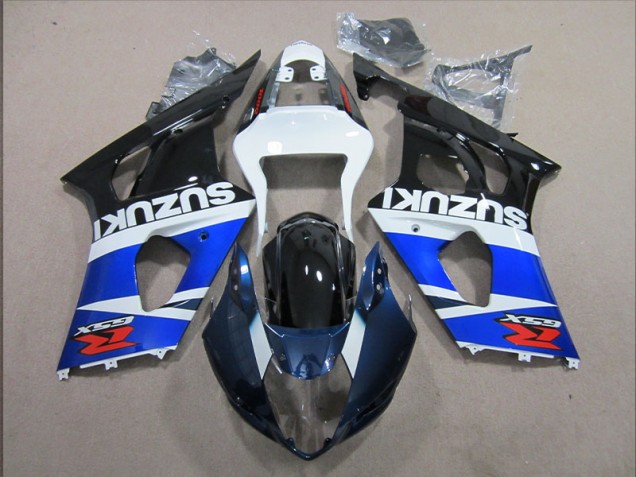 Azul Blanco Calcomanía Kits Completo Carenado ABS GSXR 1000 K3 03-04