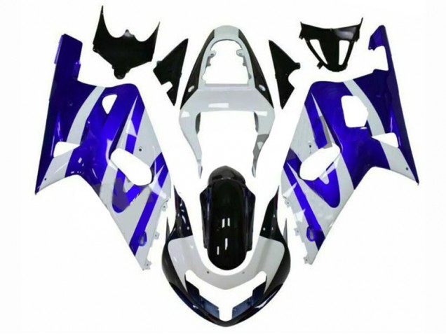 Azul Blanco Carenado GSXR 600 / 750 K1 K2 K3 01-03 Azul Blanco Carenado GSXR 600 / 750 K1 K2 K3 01-03