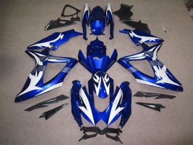 Azul Blanco Carenado GSXR 600 K8 08-10