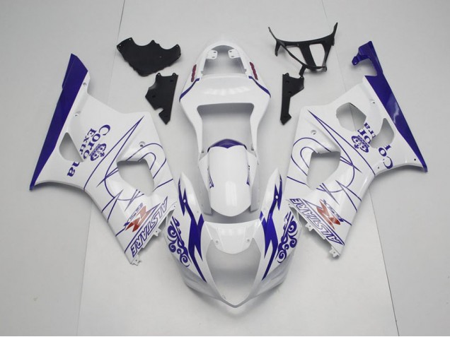 Azul Blanco Corona Carenado GSXR 1000 K3 03-04 Azul Blanco Corona Carenado GSXR 1000 K3 03-04