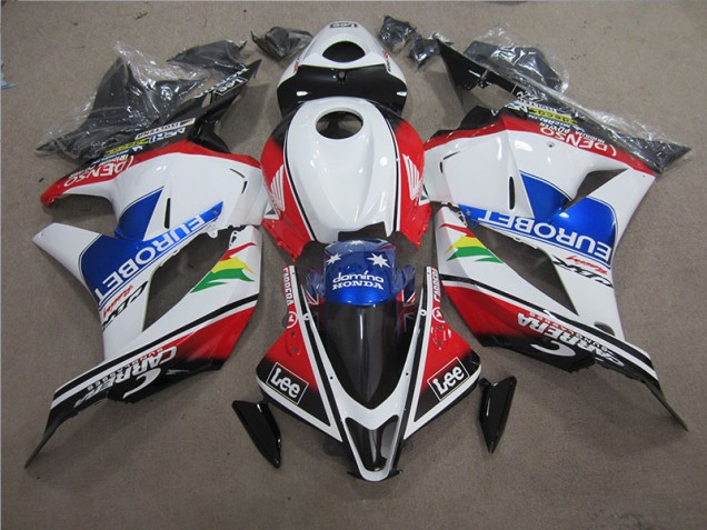 Azul Blanco EUROBET Lee Carenado CBR 600 RR 09-12 Azul Blanco EUROBET Lee Carenado CBR 600 RR 09-12