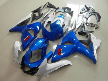 Azul & Blanco Estilo OEM Carrocería GSXR 1000 K9 09-16