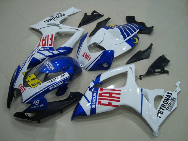 Azul Blanco Fiat 46 Carenado GSXR 750 K6 06-07 Azul Blanco Fiat 46 Carenado GSXR 750 K6 06-07