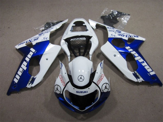 Azul Blanco Jordan Motul Carenado GSXR 1000 K1 00-02 Azul Blanco Jordan Motul Carenado GSXR 1000 K1 00-02