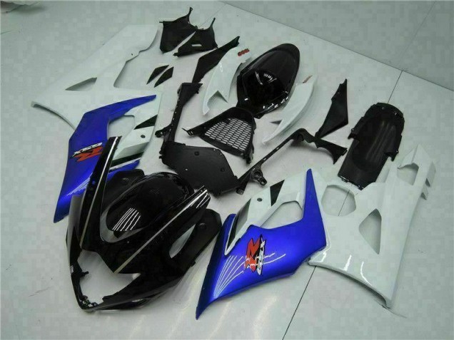 Azul Blanco Kit Carenado ABS Completo GSXR 1000 K5 05-06 Azul Blanco Kit Carenado ABS Completo GSXR 1000 K5 05-06