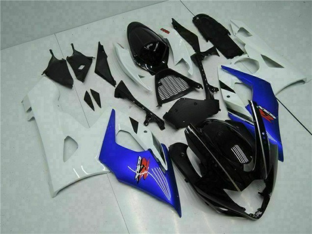 Azul Blanco Kit Carenado ABS Completo GSXR 1000 K5 05-06 Azul Blanco Kit Carenado ABS Completo GSXR 1000 K5 05-06