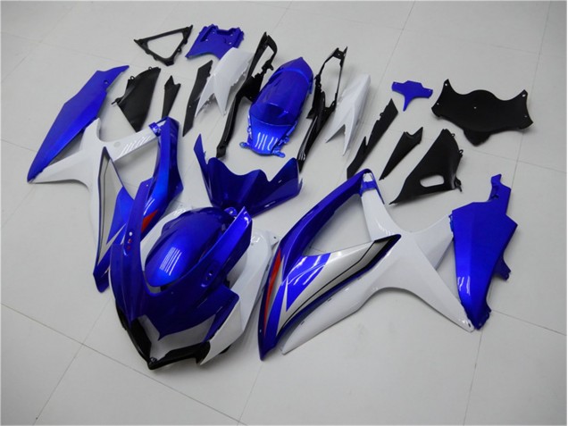 Azul Blanco Kit Completo Carenado GSXR 600 / 750 K8 08-10 Azul Blanco Kit Completo Carenado GSXR 600 / 750 K8 08-10