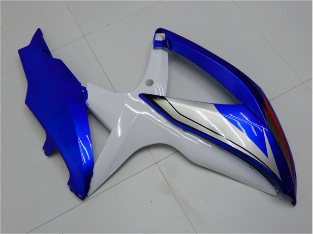 Azul Blanco Kit Completo Carenado GSXR 600 / 750 K8 08-10 Azul Blanco Kit Completo Carenado GSXR 600 / 750 K8 08-10