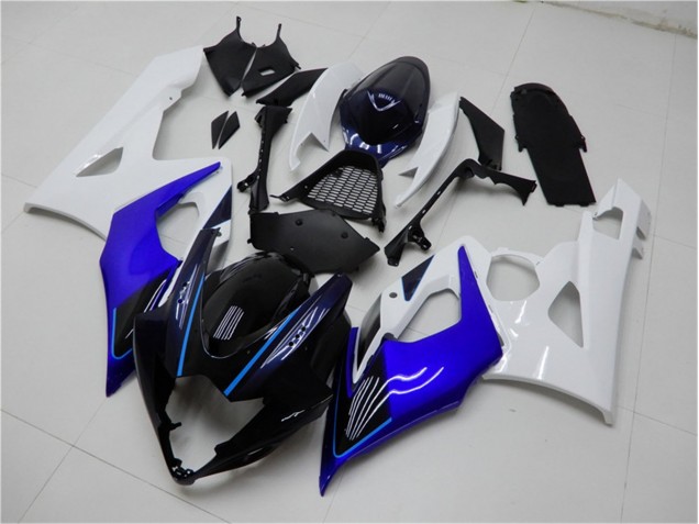 Azul Blanco Kits ABS Carenado GSXR 1000 K5 05-06