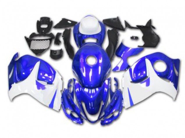 Azul Blanco Kits Completo Carenado ABS GSXR 1300 Hayabusa 08-19