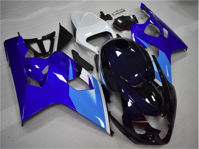 Azul Blanco Kits Completo Carenado ABS GSXR 600 / 750 K4 04-05