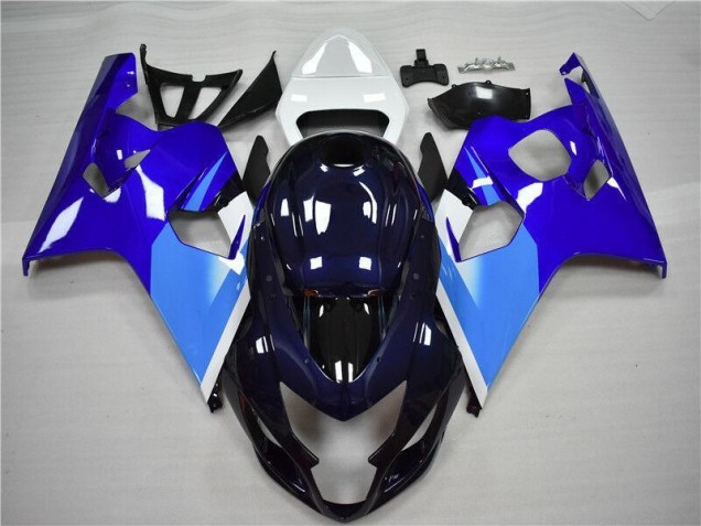 Azul Blanco Kits Completo Carenado ABS GSXR 600 / 750 K4 04-05