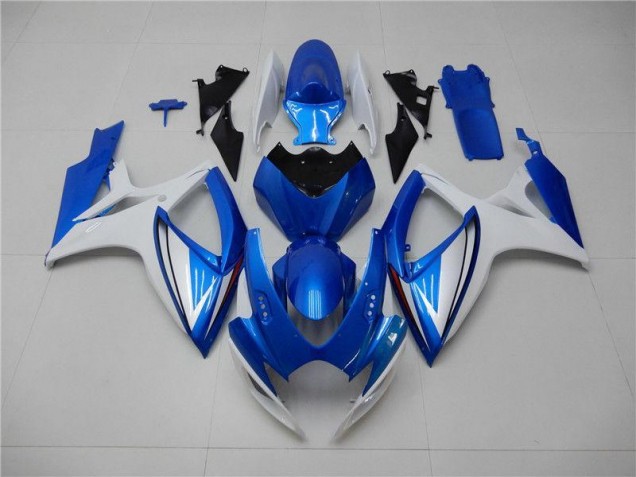 Azul Blanco Kits Completo Carenado ABS GSXR 600 / 750 K6 06-07 Azul Blanco Kits Completo Carenado ABS GSXR 600 / 750 K6 06-07