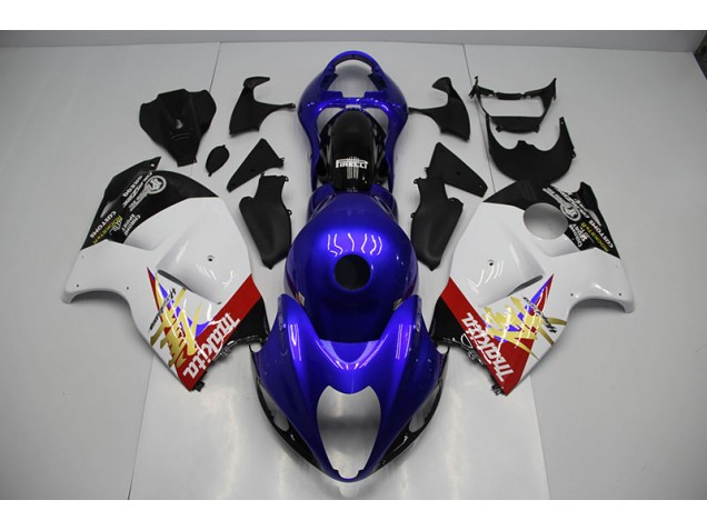 Azul Blanco Kits Completo Carenado GSXR 1300 Hayabusa 96-07 Azul Blanco Kits Completo Carenado GSXR 1300 Hayabusa 96-07